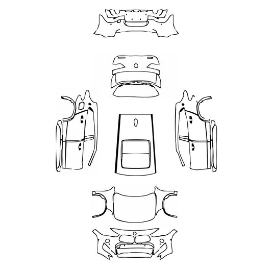 Pre-Cut PPF BMW X2 M Sport 2023 - PPF-Kits
