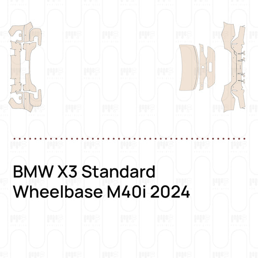 PPF precortado BMW X3 Standard Wheelbase M40i 2024