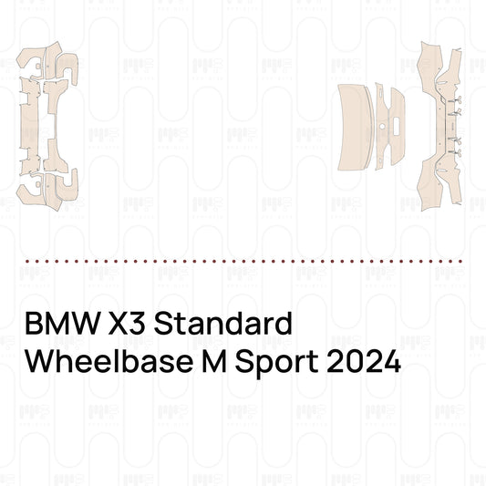 PPF precortado BMW X3 Standard Wheelbase M Sport 2024