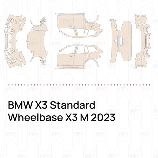 Pre-Cut PPF BMW X3 Standard Wheelbase X3 M 2023
