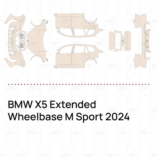 PPF precortado BMW X5 Extended Wheelbase M Sport 2024