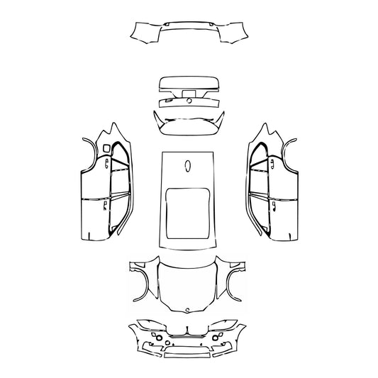 Pre-Cut PPF BMW X5 Standard Wheelbase xLine 2016 - PPF-Kits