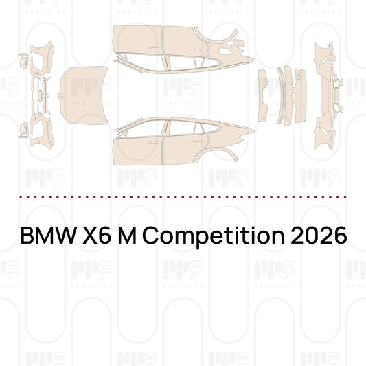 PPF precortado BMW X6 M Competition 2026