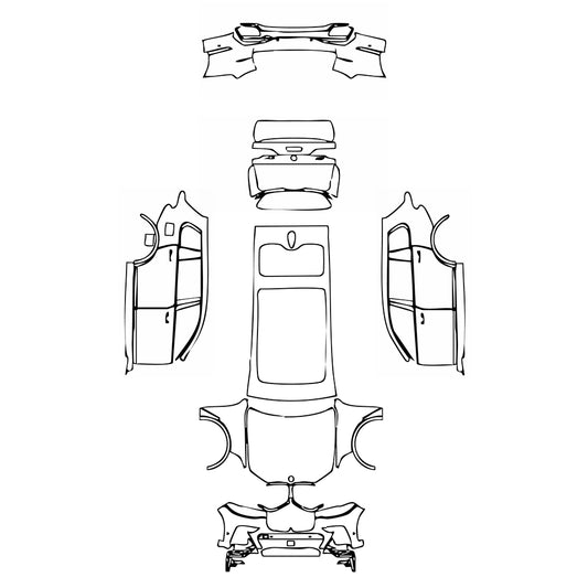 Pre-Cut PPF BMW X7 M Sport 2021 - PPF-Kits