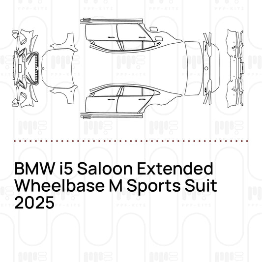 PPF precortado BMW i5 Saloon Extended Wheelbase M Sports Suit 2025