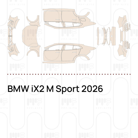PPF precortado BMW iX2 M Sport 2026