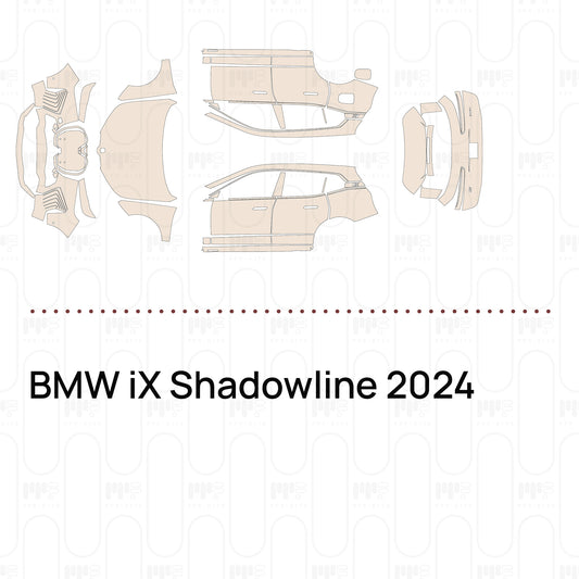 PPF precortado BMW iX Shadowline 2024