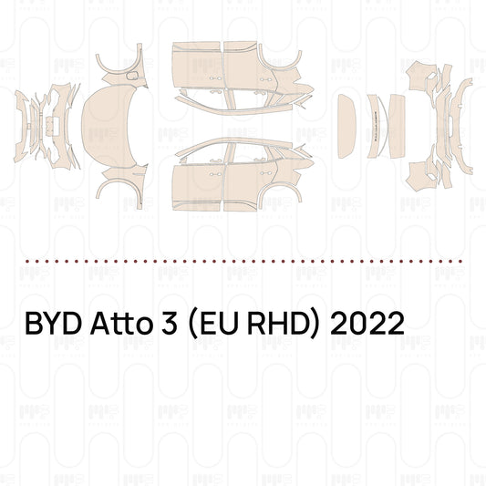 PPF precortado BYD Atto 3 (EU RHD) 2022