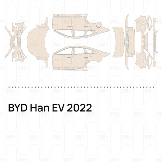 PPF precortado BYD Han EV 2022