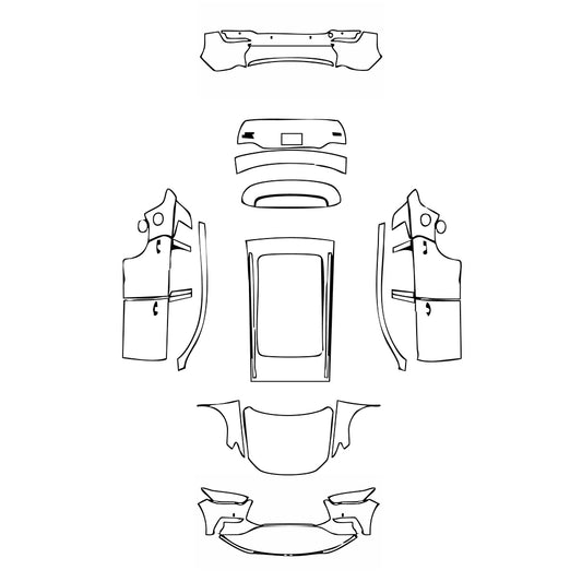 Pre-Cut PPF BYD Song Pro New Energy 2021 - PPF-Kits