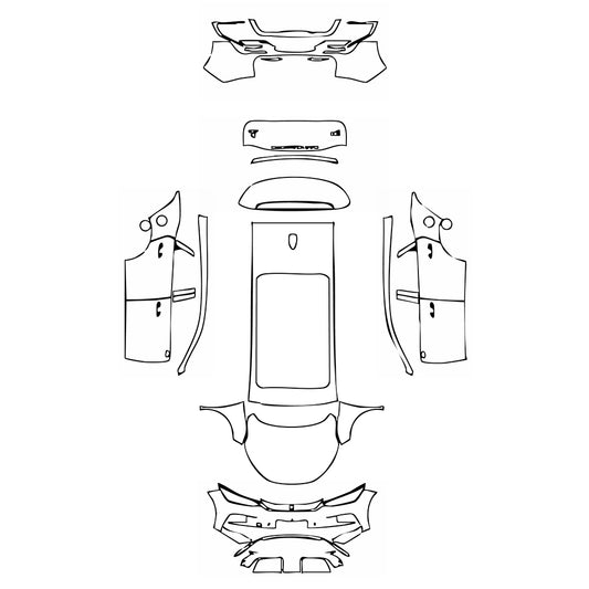 Pre-Cut PPF BYD Tang New Energy EV 2022 - PPF-Kits