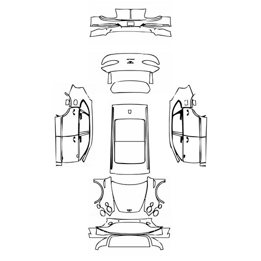 Pre-Cut PPF Bentley Bentayga Standard Wheelbase Azure 2023 - PPF-Kits