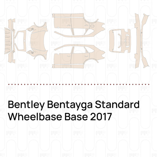 Pre-Cut PPF Bentley Bentayga Standard Wheelbase Base 2017