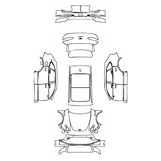Pre-Cut PPF Bentley Bentayga Standard Wheelbase First Edition 2022 - PPF-Kits