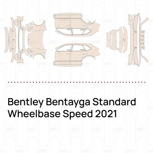 Pre-Cut PPF Bentley Bentayga Standard Wheelbase Speed 2021