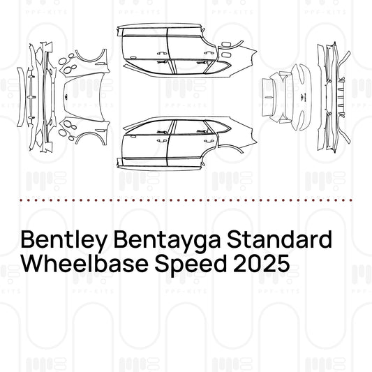 Pre-Cut PPF Bentley Bentayga Standard Wheelbase Speed 2025
