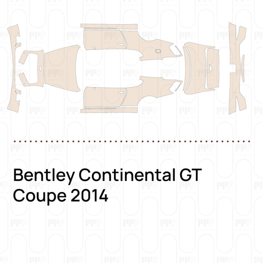 PPF precortado Bentley Continental GT Coupe 2014