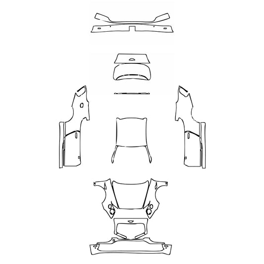 Pre-Cut PPF Bentley Continental GT V8 Coupe 2016 - PPF-Kits