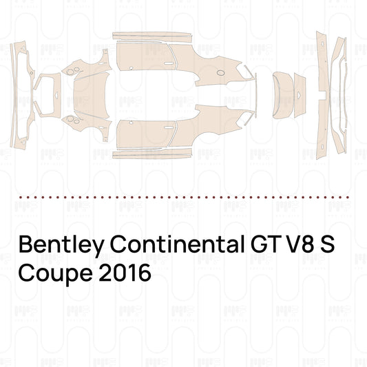 Pre-Cut PPF Bentley Continental GT V8 S Coupe 2016