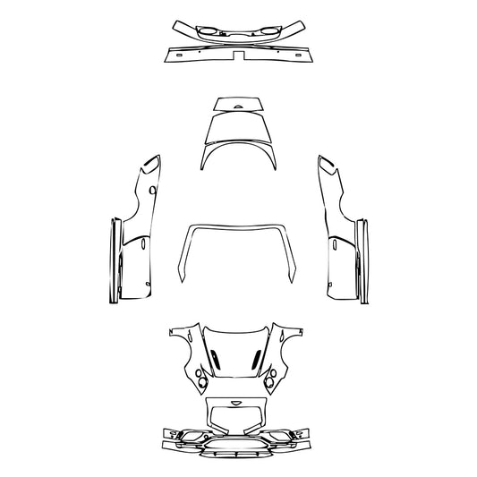 Pre-Cut PPF Bentley Continental Super Sports Convertible 2017 - PPF-Kits