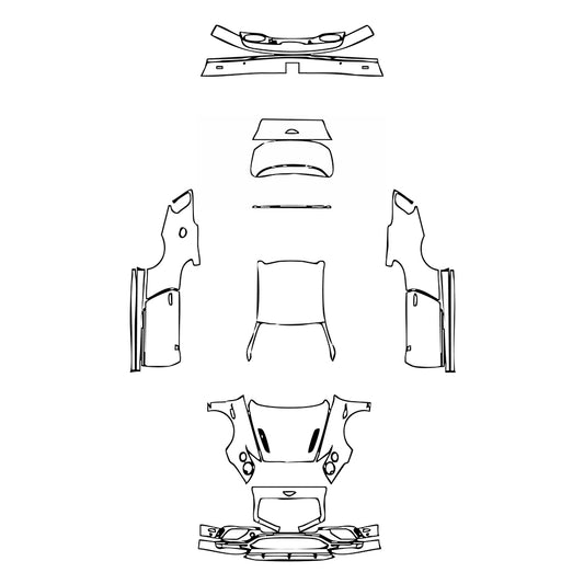 Pre-Cut PPF Bentley Continental Super Sports Coupe 2017 - PPF-Kits
