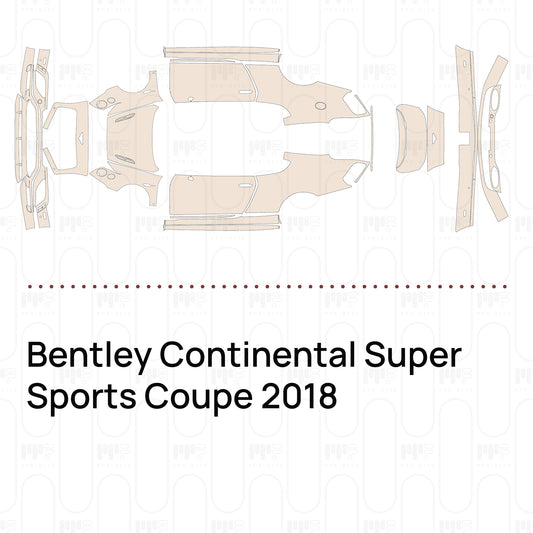 Pre-Cut PPF Bentley Continental Super Sports Coupe 2018