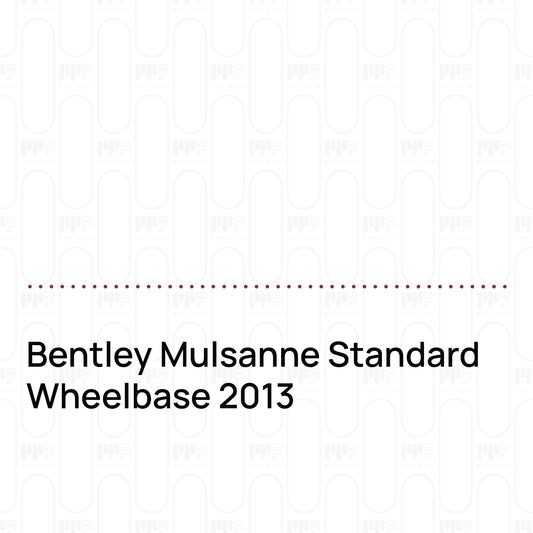 PPF precortado Bentley Mulsanne Standard Wheelbase 2013