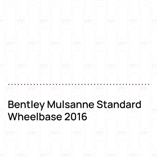 Pre-Cut PPF Bentley Mulsanne Standard Wheelbase 2016