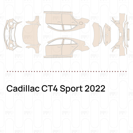 Pre-Cut PPF Cadillac CT4 Sport 2022