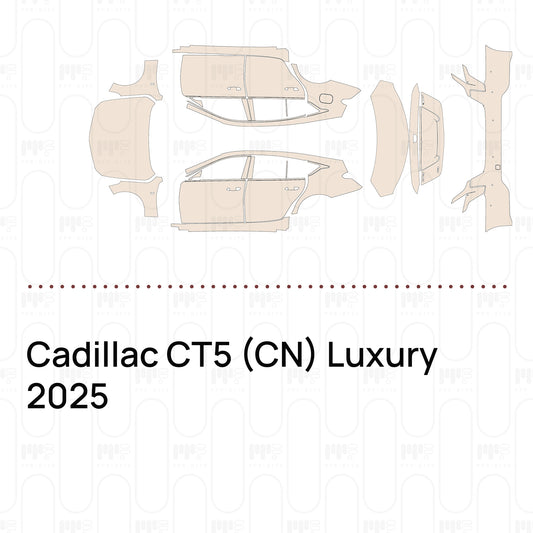Pre-Cut PPF Cadillac CT5 (CN) Luxury 2025