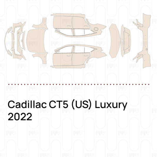 Pre-Cut PPF Cadillac CT5 (US) Luxury 2022