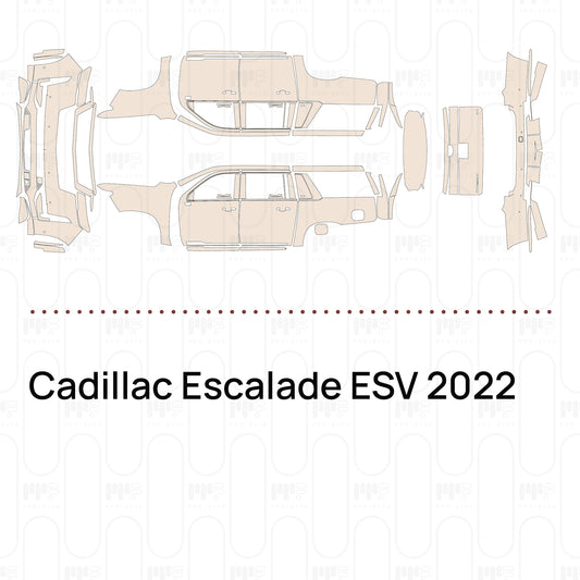 Pre-Cut PPF Cadillac Escalade ESV 2022