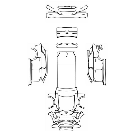 Pre-Cut PPF Cadillac Escalade IQ Sport 2025 - PPF-Kits