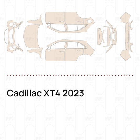 Pre-Cut PPF Cadillac XT4 2023