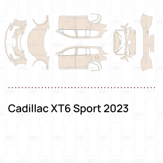 Pre-Cut PPF Cadillac XT6 Sport 2023