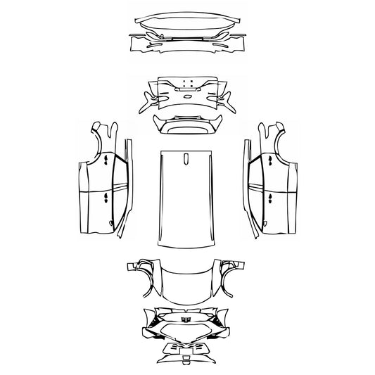 Pre-Cut PPF Chevrolet Blazer EV (US) RS 2024 - PPF-Kits