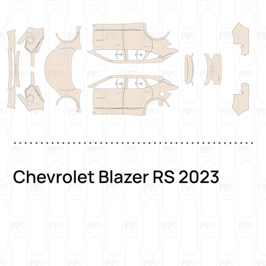 PPF precortado Chevrolet Blazer RS 2023