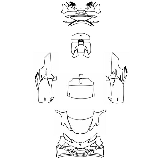 Pre-Cut PPF Chevrolet Corvette Z06 Convertible 2025 - PPF-Kits