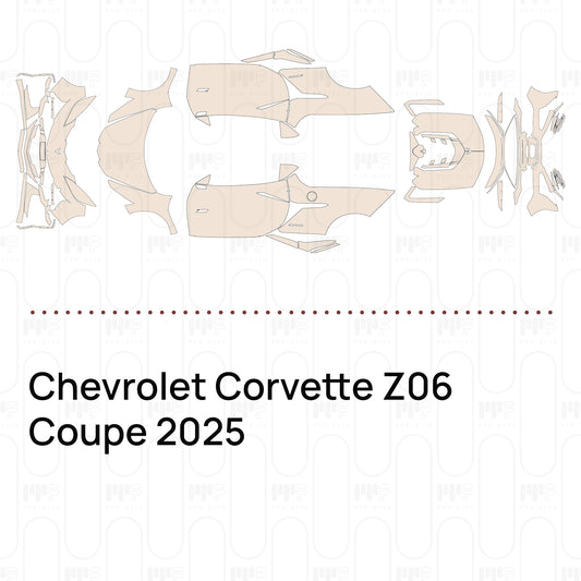 Pre-Cut PPF Chevrolet Corvette Z06 Coupe 2025