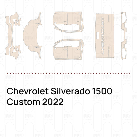 Pre-Cut PPF Chevrolet Silverado 1500 Custom 2022