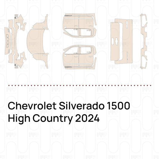 Pre-Cut PPF Chevrolet Silverado 1500 High Country 2024