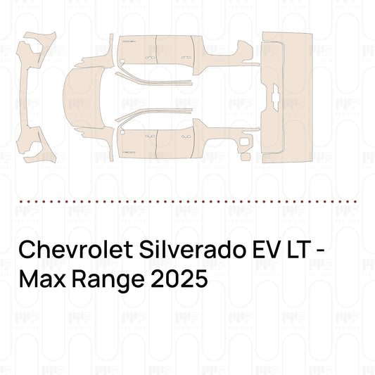 Pre-Cut PPF Chevrolet Silverado EV LT - Max Range 2025