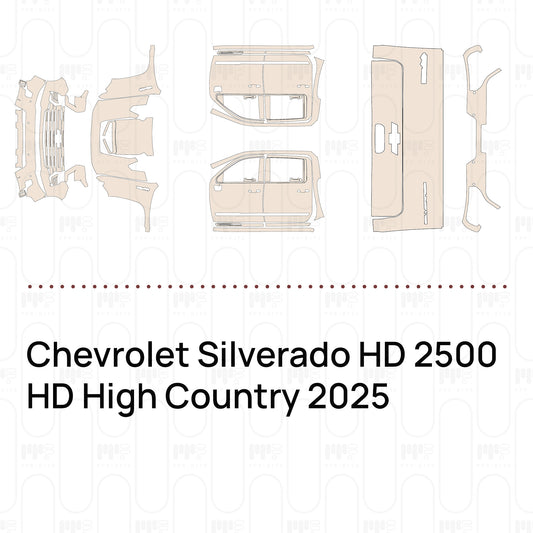 Pre-Cut PPF Chevrolet Silverado HD 2500 HD High Country 2025