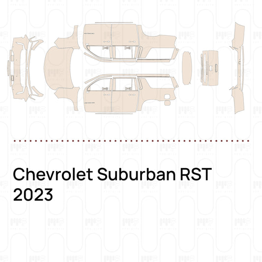 Pre-Cut PPF Chevrolet Suburban RST 2023