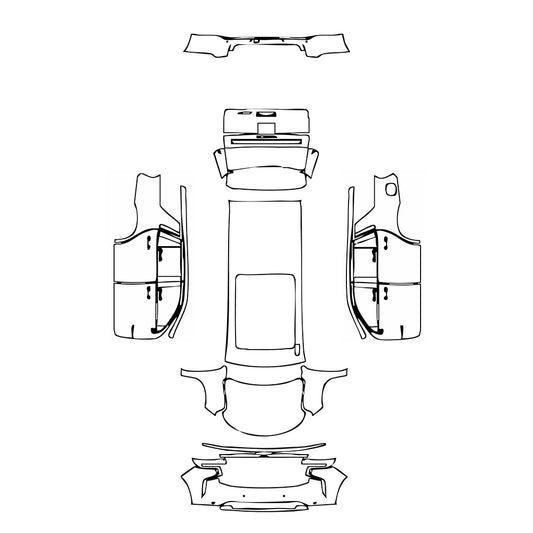 Pre-Cut PPF Chevrolet Tahoe RST 2022 - PPF-Kits