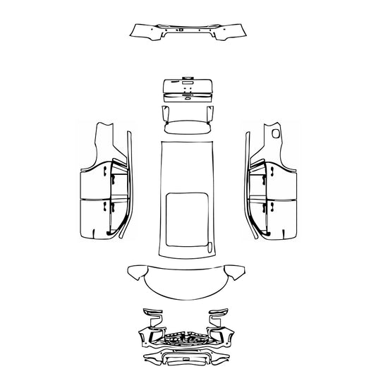 Pre-Cut PPF Chevrolet Tahoe Z71 2025 - PPF-Kits