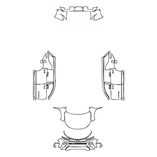 Pre-Cut PPF Chevrolet Traverse LT 2025 - PPF-Kits