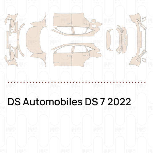 DS Automobiles DS 7 2022 – Lámina de protección PPF precortada