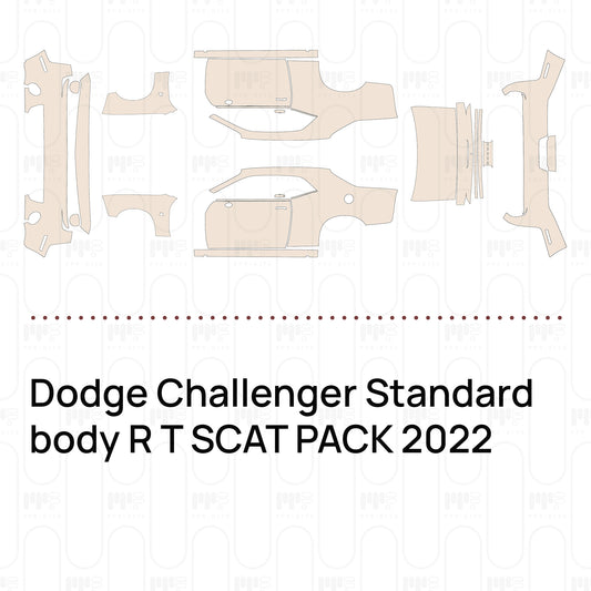 Pre-Cut PPF Dodge Challenger Standard body R T SCAT PACK 2022