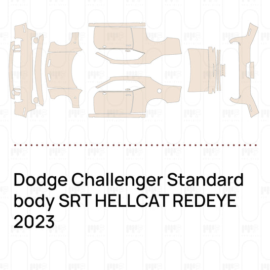 PPF precortado Dodge Challenger Standard body SRT HELLCAT REDEYE 2023
